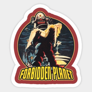 Forbidden Planet / Sci Fi Classic Movie Sticker